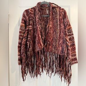 Free People fringe sweater